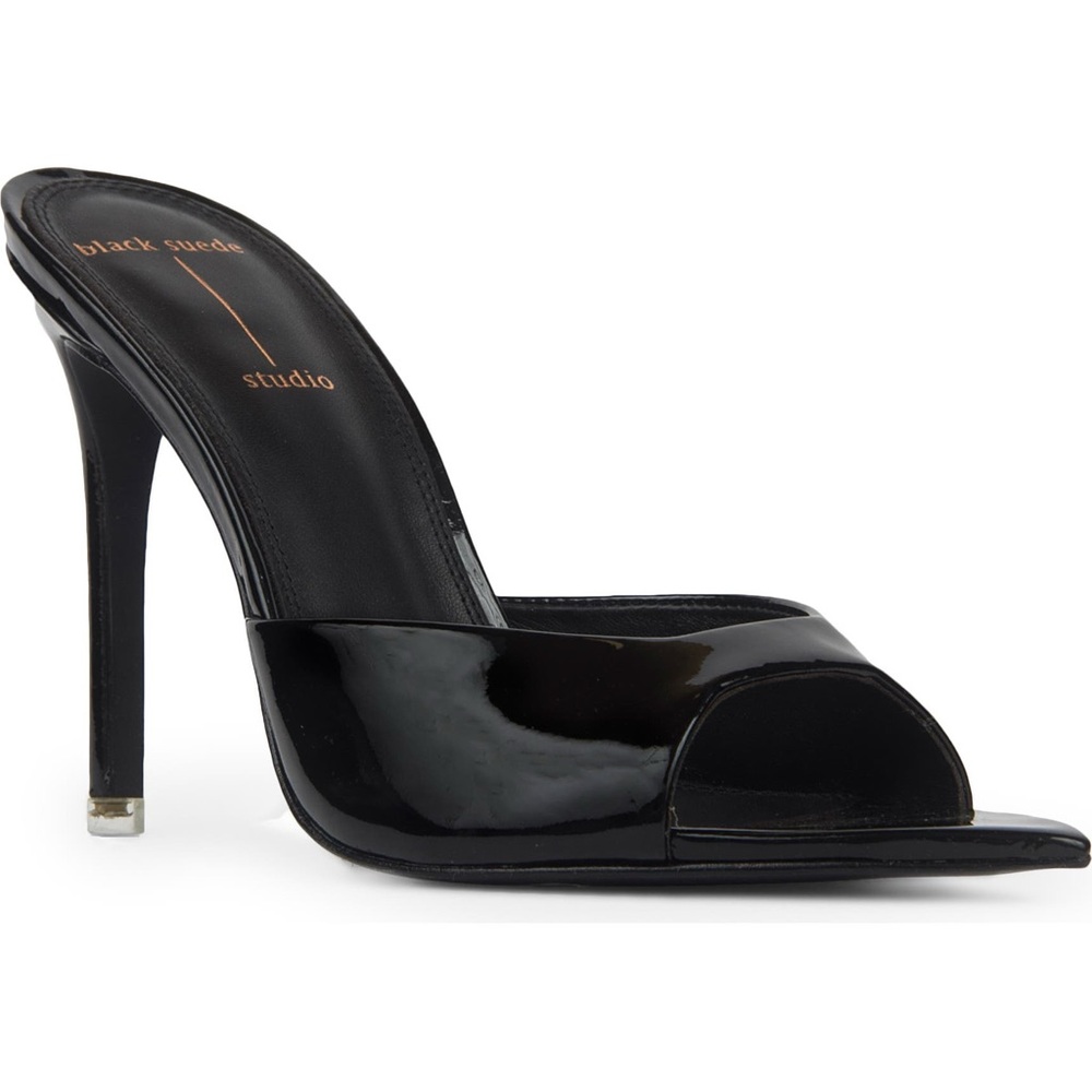 Black Suede Studio | Brea Mule Black Patent | 39.5 EU (Runs Small - see listing) - Picture 9 of 13